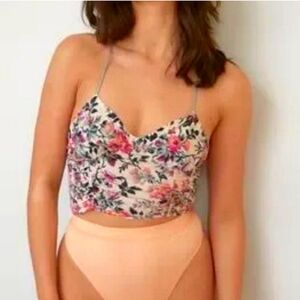 Out From Under x Urban Outfitters Floral Cami Crop